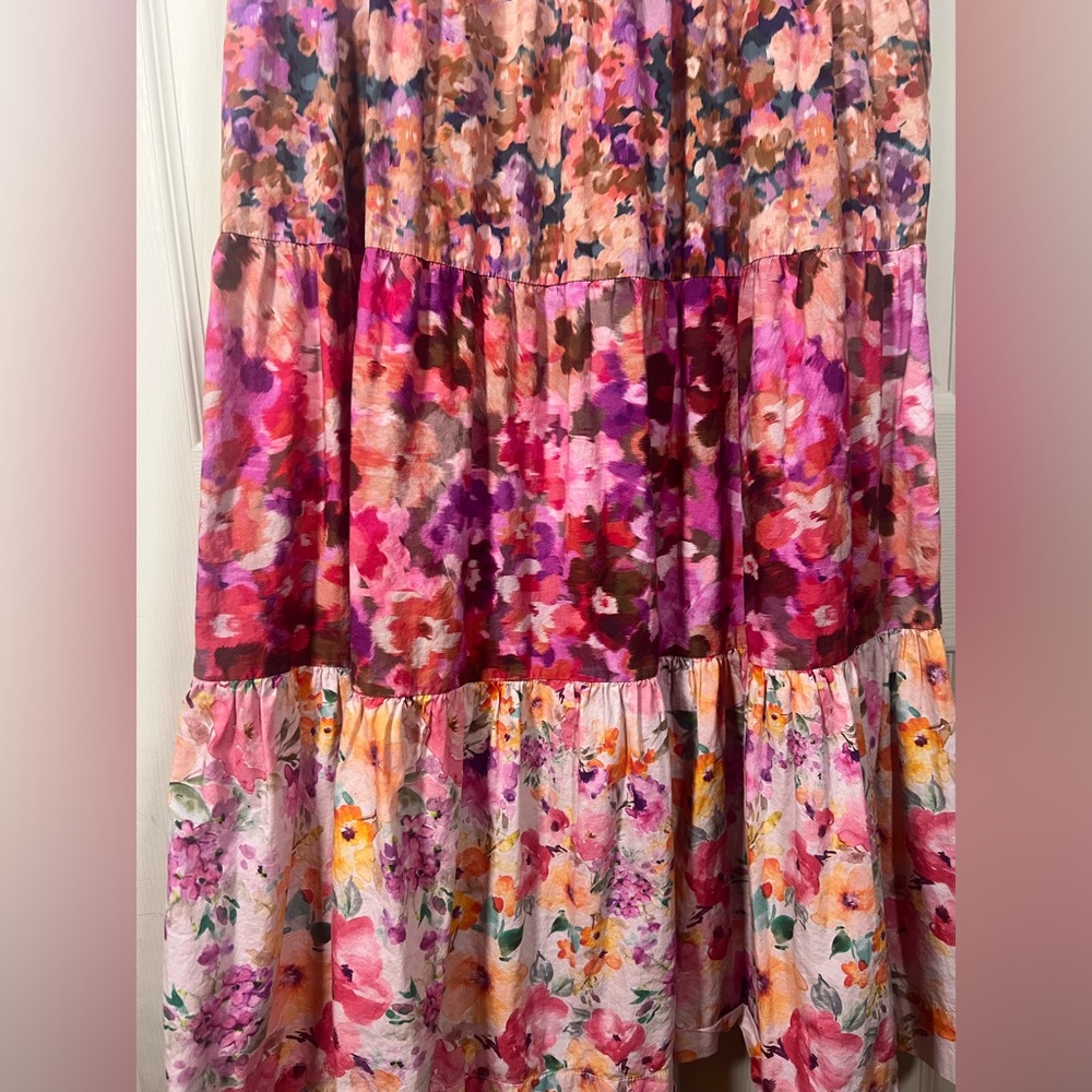 Kachel x Anthropologie Vibrant Floral Maxi Dress, Somerset - style - Picture 9 of 9